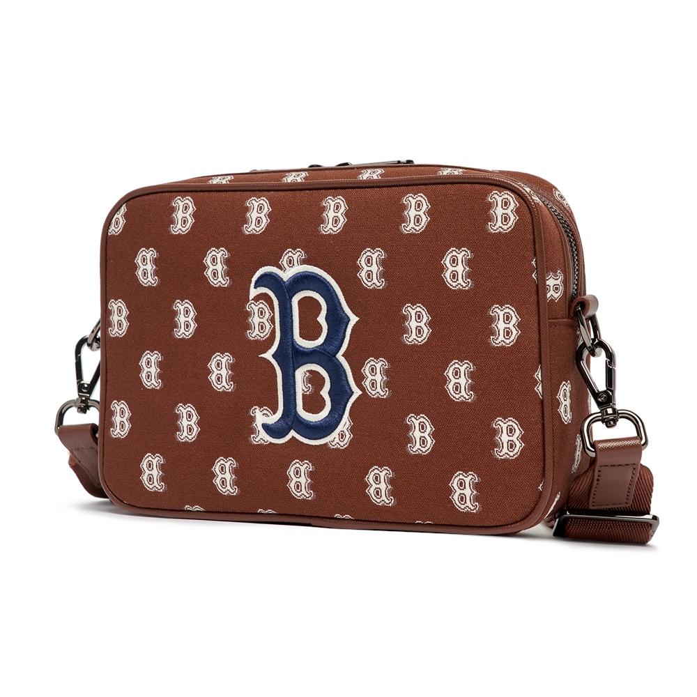 Túi MLB Classic Monogram Jacquard Cross Bag Boston Red Sox Nâu