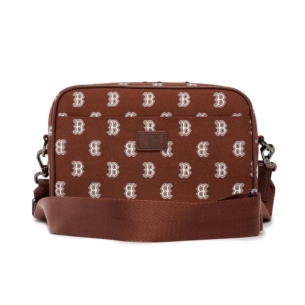 Túi MLB Classic Monogram Jacquard Cross Bag Boston Red Sox Nâu