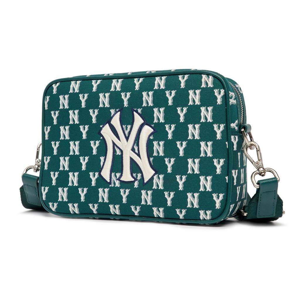 Túi MLB Classic Monogram Jacquard Cross Bag New York Yankees Rêu