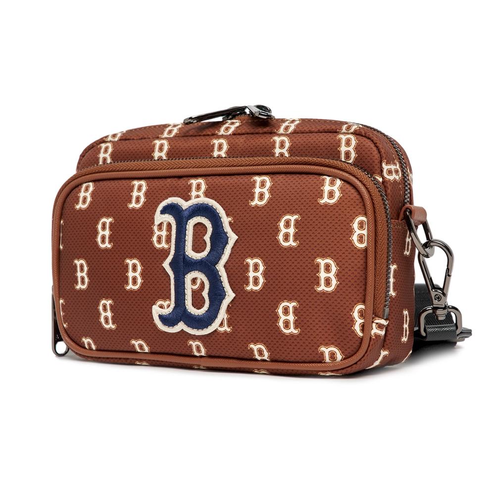 Túi MLB Classic Monogram Mini Cross Bag Boston Red Sox Nâu