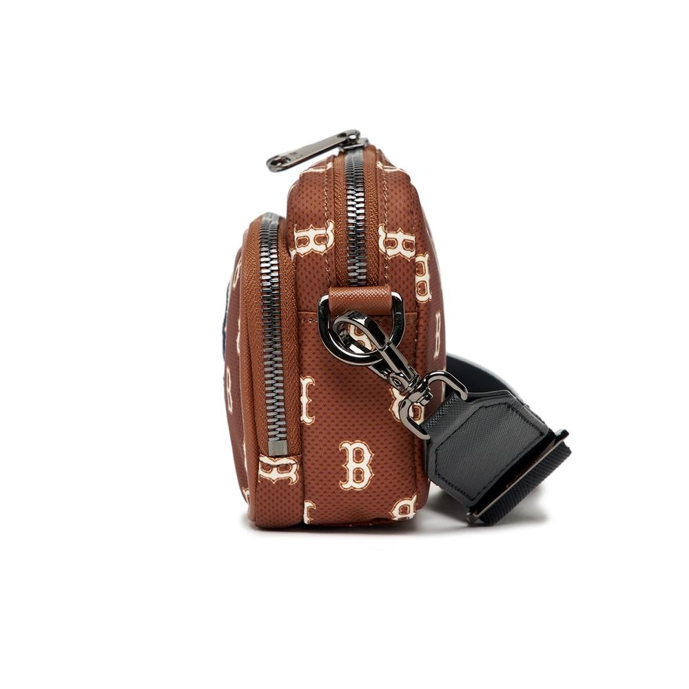 Túi MLB Classic Monogram Mini Cross Bag Boston Red Sox Nâu