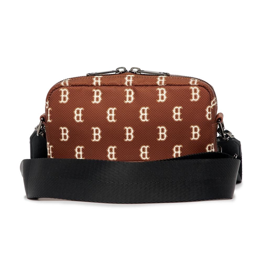 Túi MLB Classic Monogram Mini Cross Bag Boston Red Sox Nâu