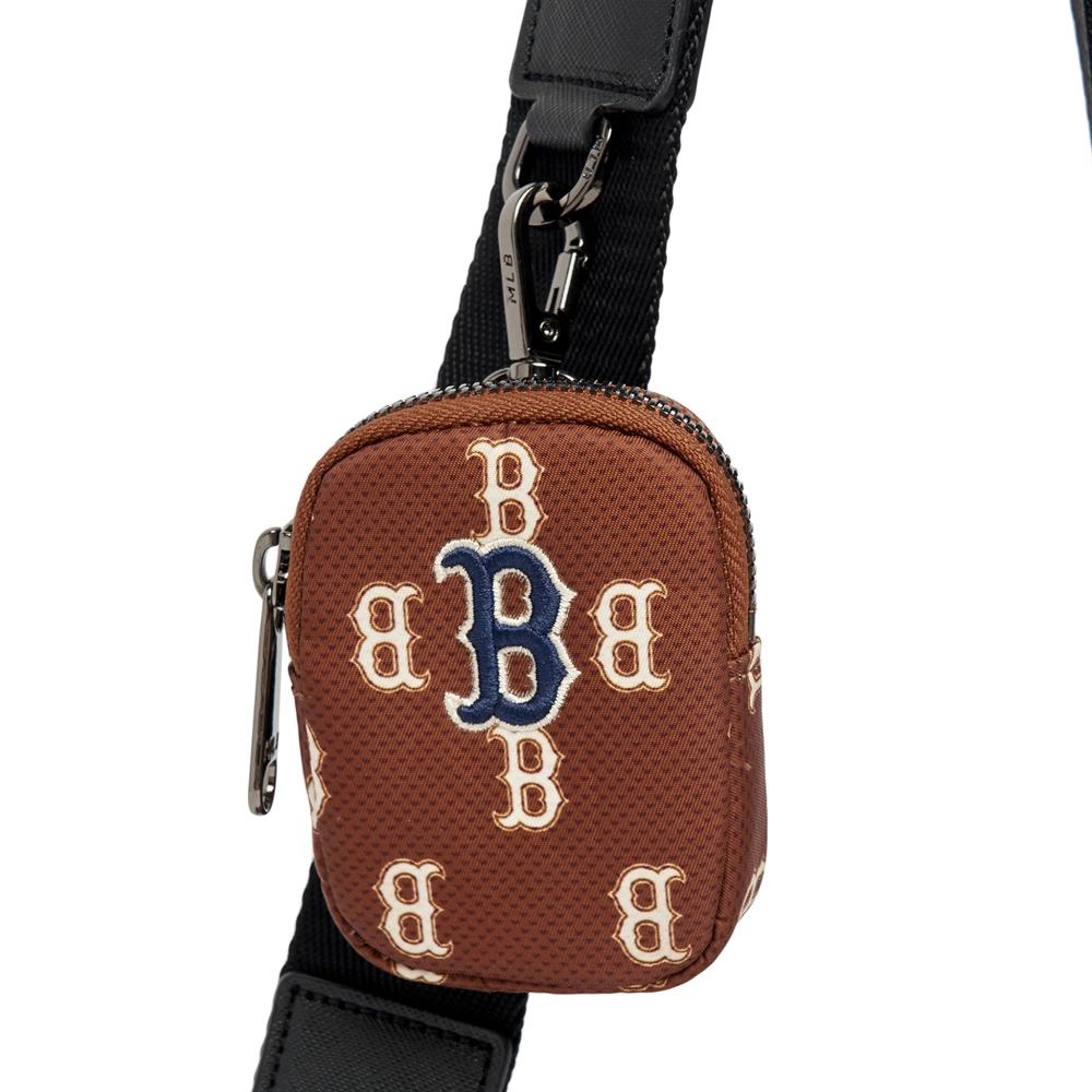 Túi MLB Classic Monogram Mini Cross Bag Boston Red Sox Nâu