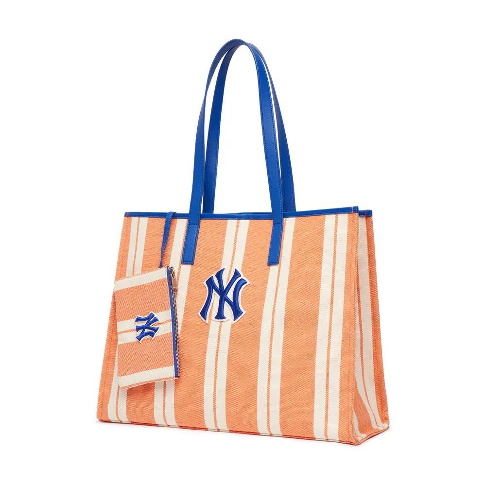 Túi MLB Ethnic Stripe Tote Bag New York Yankees Cam