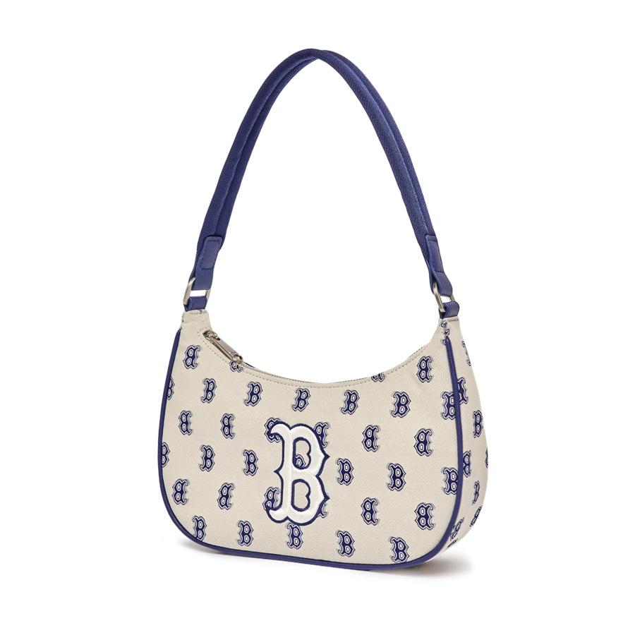 Túi MLB Monogram Jacquard Shoulder Bag Boston Red Sox L.Be