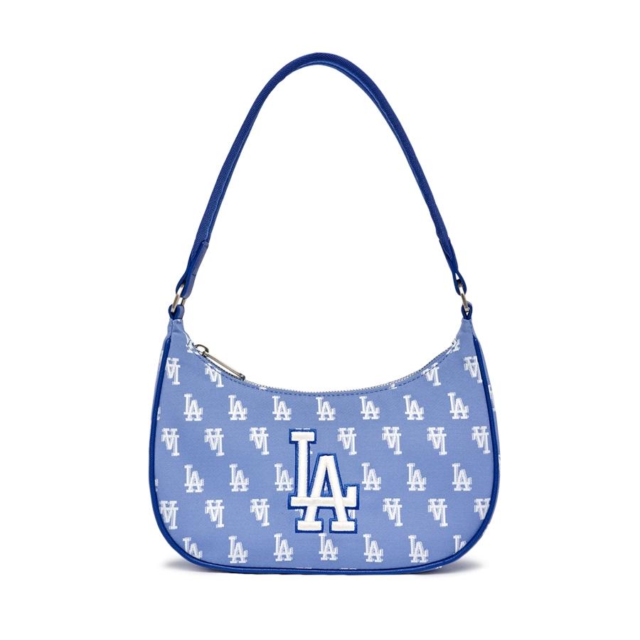 Túi MLB Monogram Jacquard Shoulder Bag LA Dodgers L.Xanh