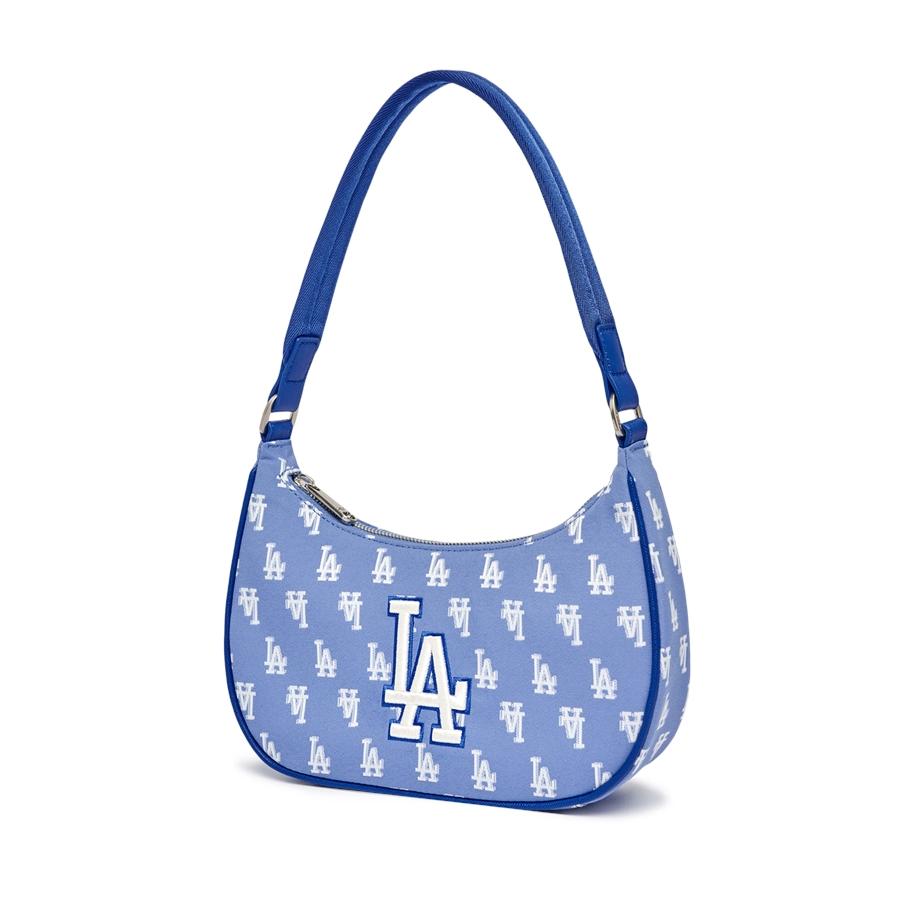 Túi MLB Monogram Jacquard Shoulder Bag LA Dodgers L.Xanh