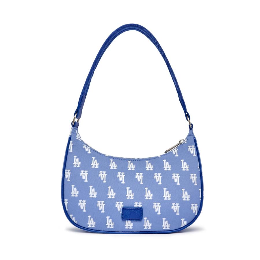 Túi MLB Monogram Jacquard Shoulder Bag LA Dodgers L.Xanh