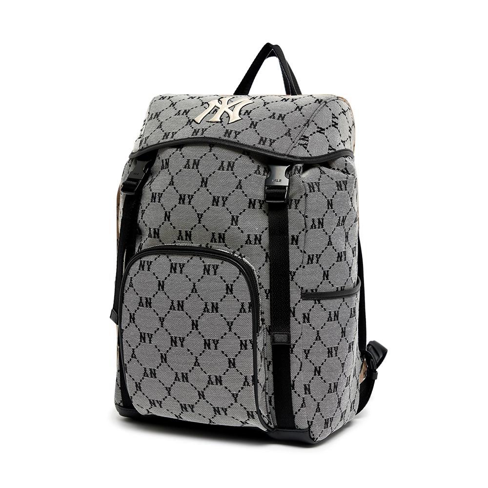 Balo MLB Monogram Diamond Jacquard New York Yankees Xám