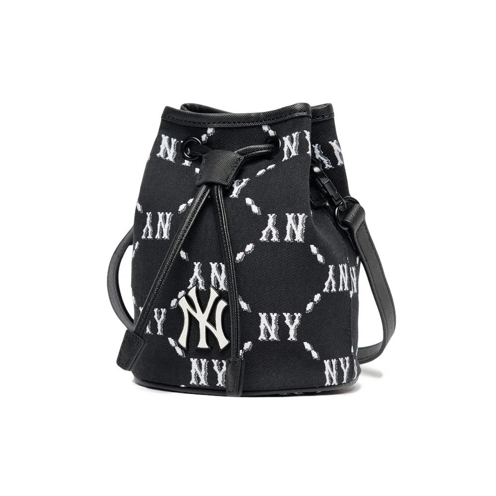 Túi MLB Dia Monogram Jacquard Mini Bucket Bag New York Yankees Đen