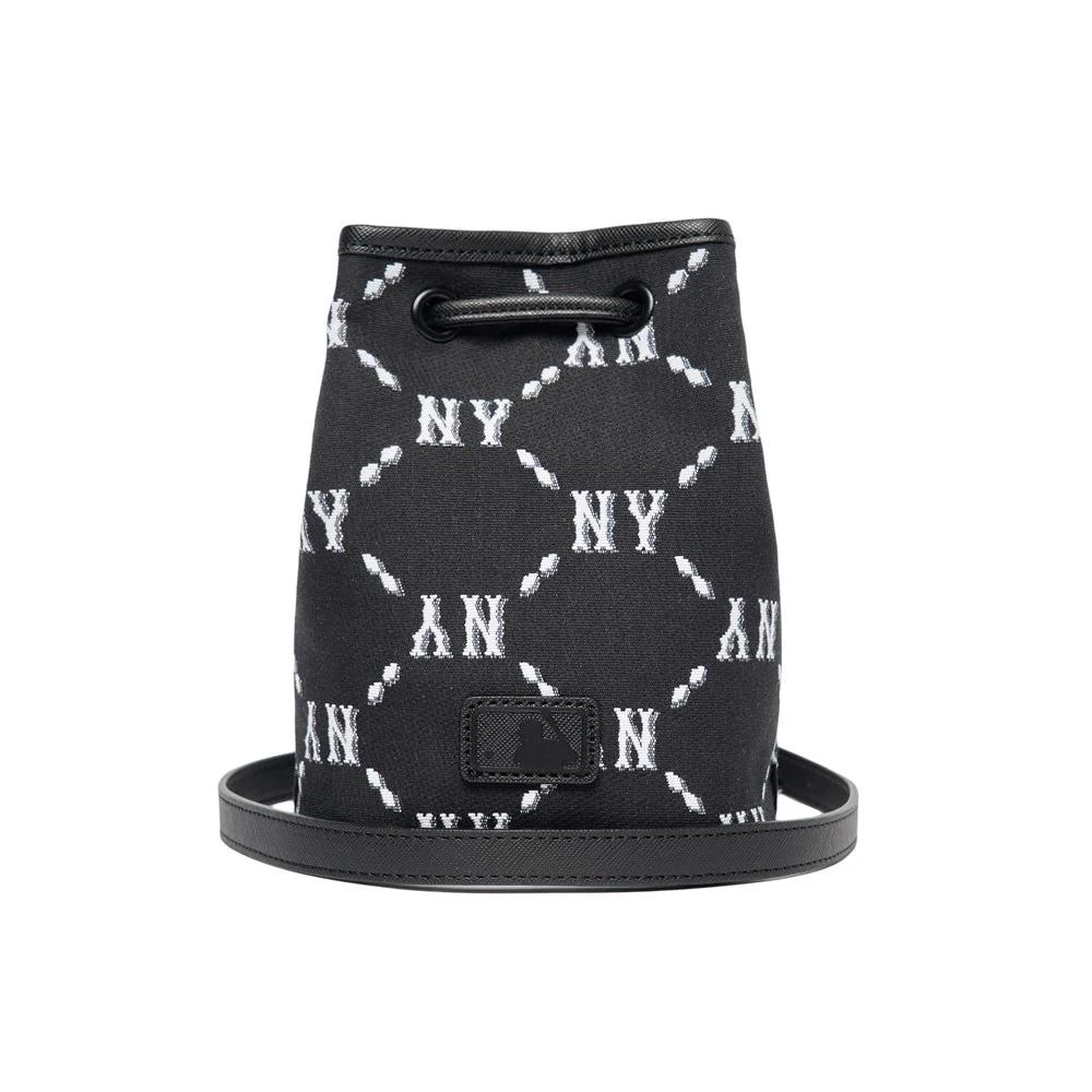 Túi MLB Dia Monogram Jacquard Mini Bucket Bag New York Yankees Đen