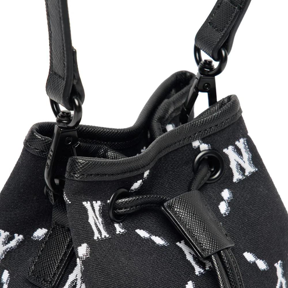 Túi MLB Dia Monogram Jacquard Mini Bucket Bag New York Yankees Đen