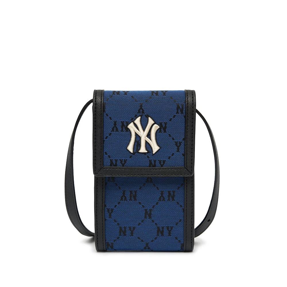 Túi MLB Dia Monogram Phone Pouch New York Yankees Xanh