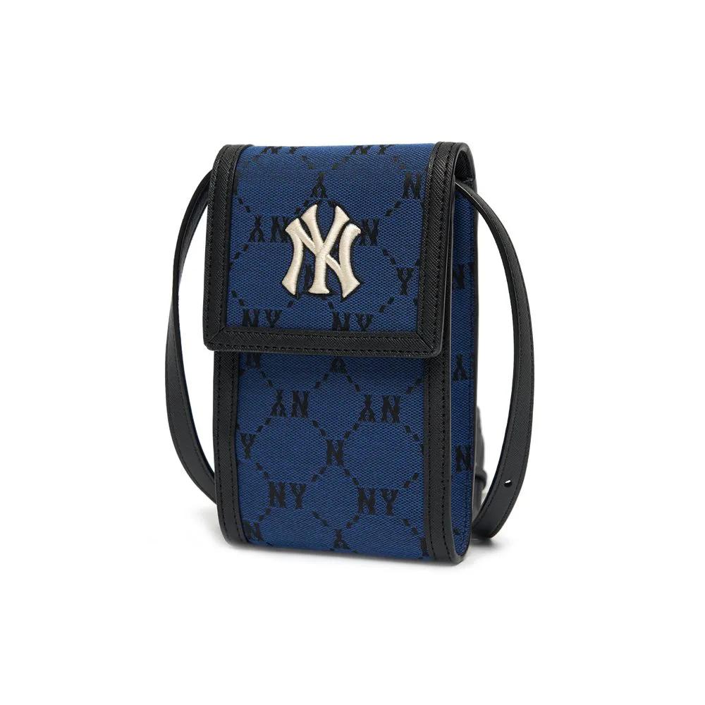 Túi MLB Dia Monogram Phone Pouch New York Yankees Xanh