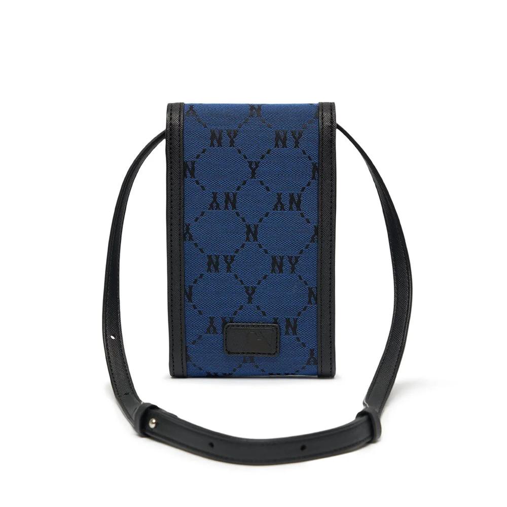 Túi MLB Dia Monogram Phone Pouch New York Yankees Xanh