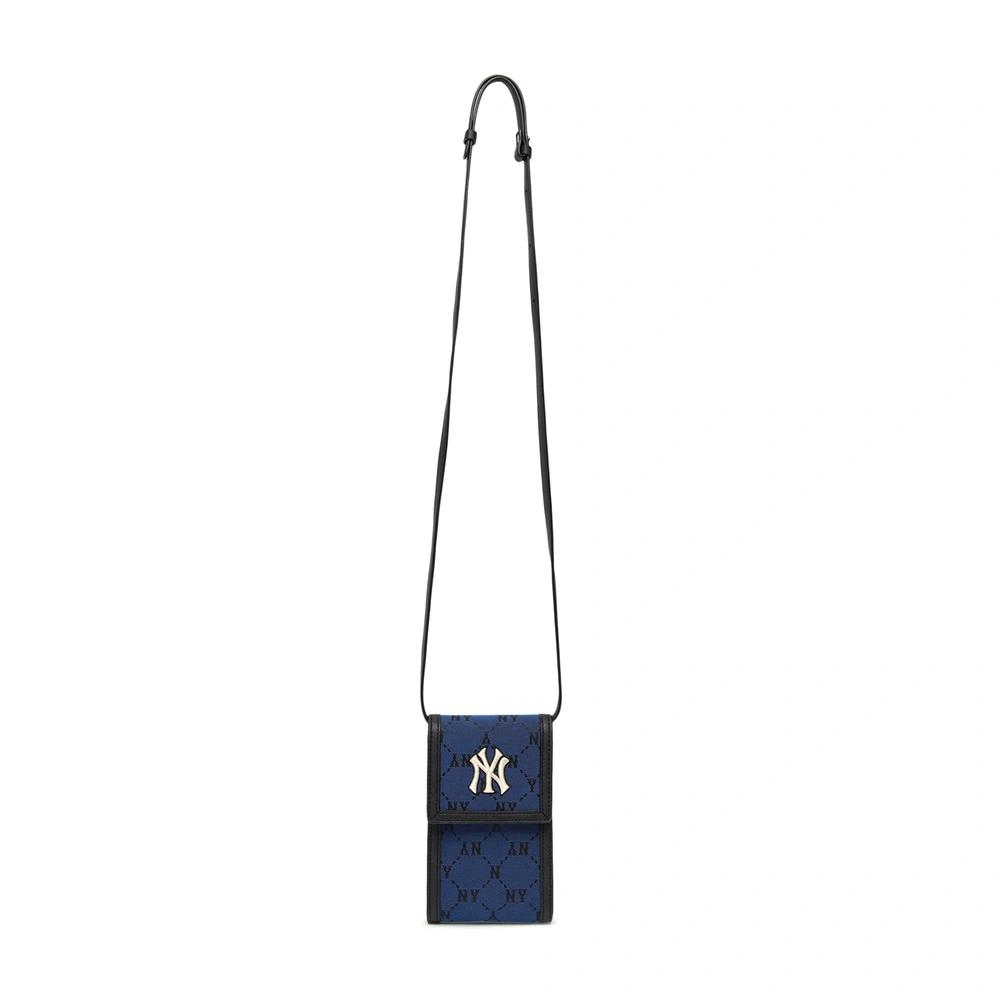 Túi MLB Dia Monogram Phone Pouch New York Yankees Xanh