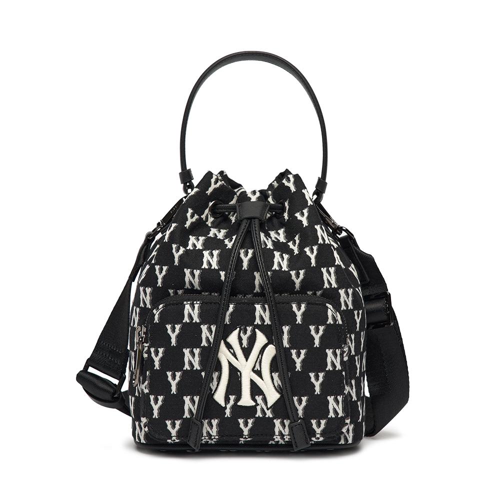 Túi MLB Monogram Bucket Bag New York Yankees Đen