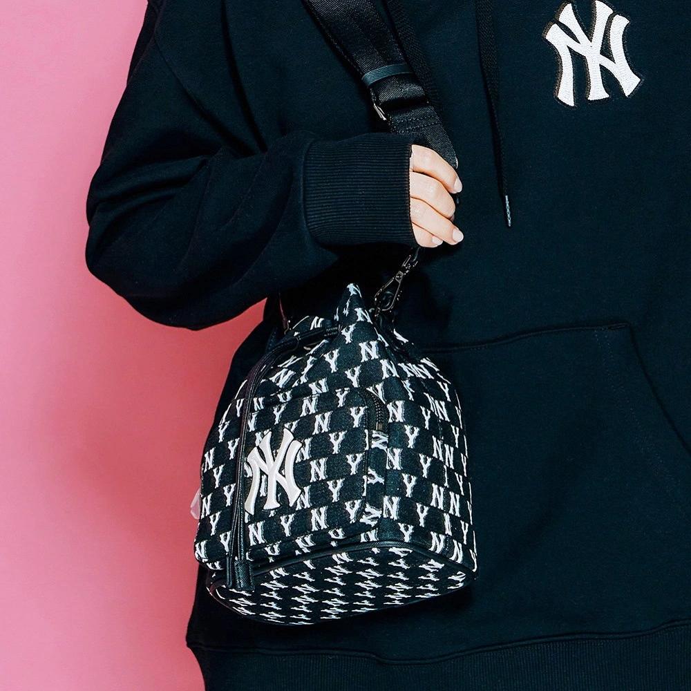 Túi MLB Monogram Bucket Bag New York Yankees Đen