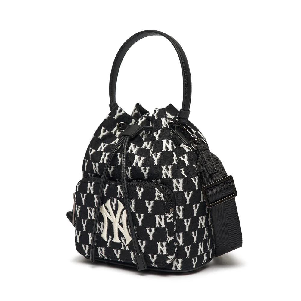 Túi MLB Monogram Bucket Bag New York Yankees Đen