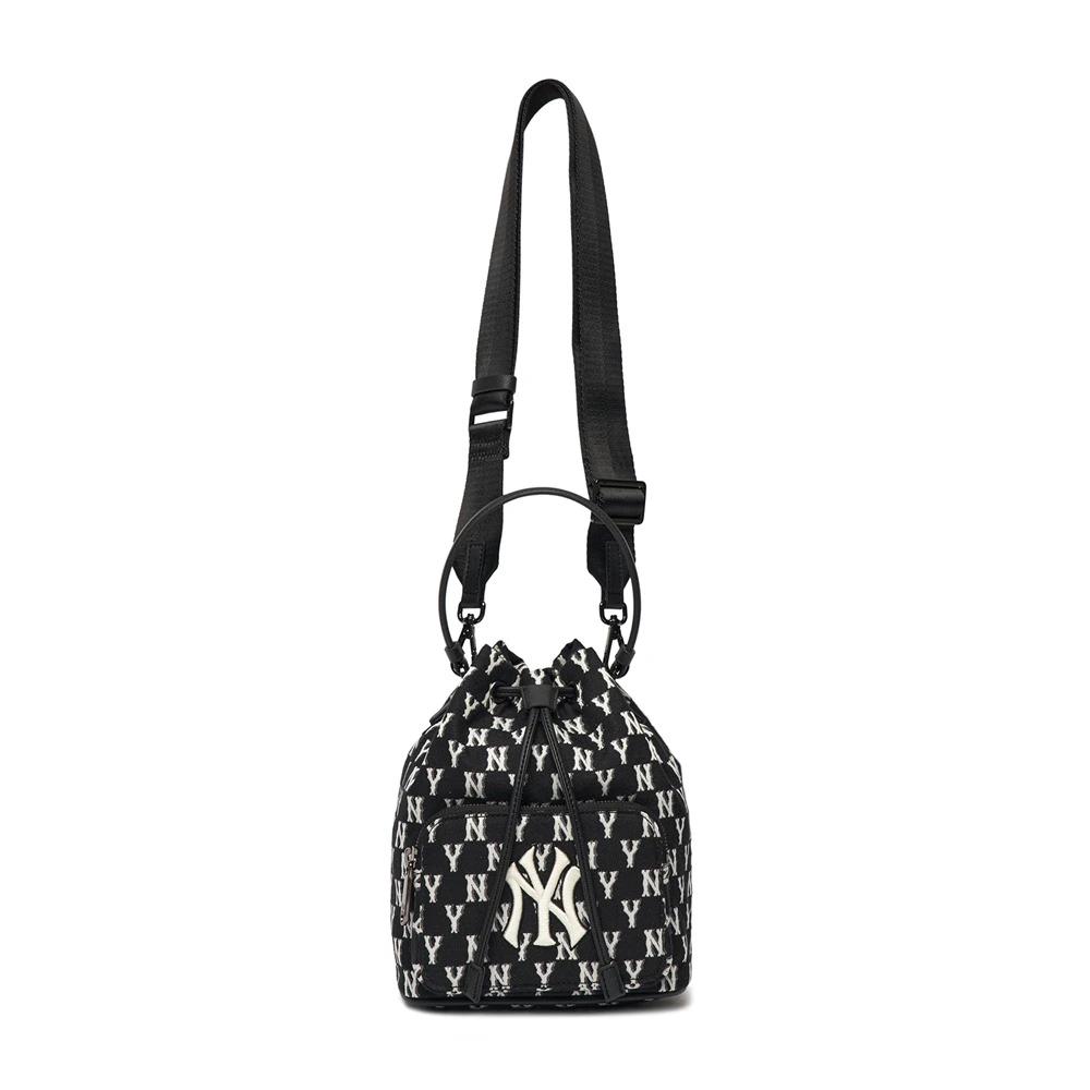 Túi MLB Monogram Bucket Bag New York Yankees Đen