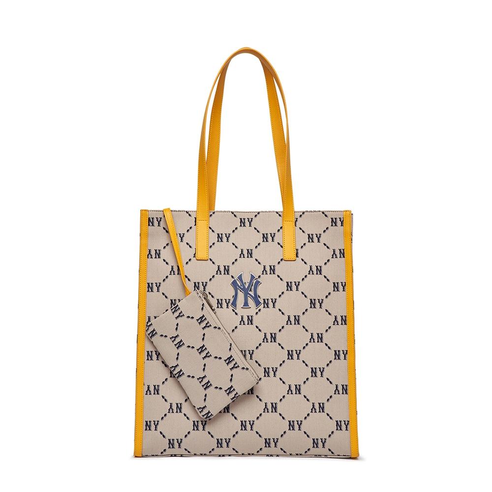 Túi MLB Mono Diamond Jackquard Tote Bag New York Yankees Be