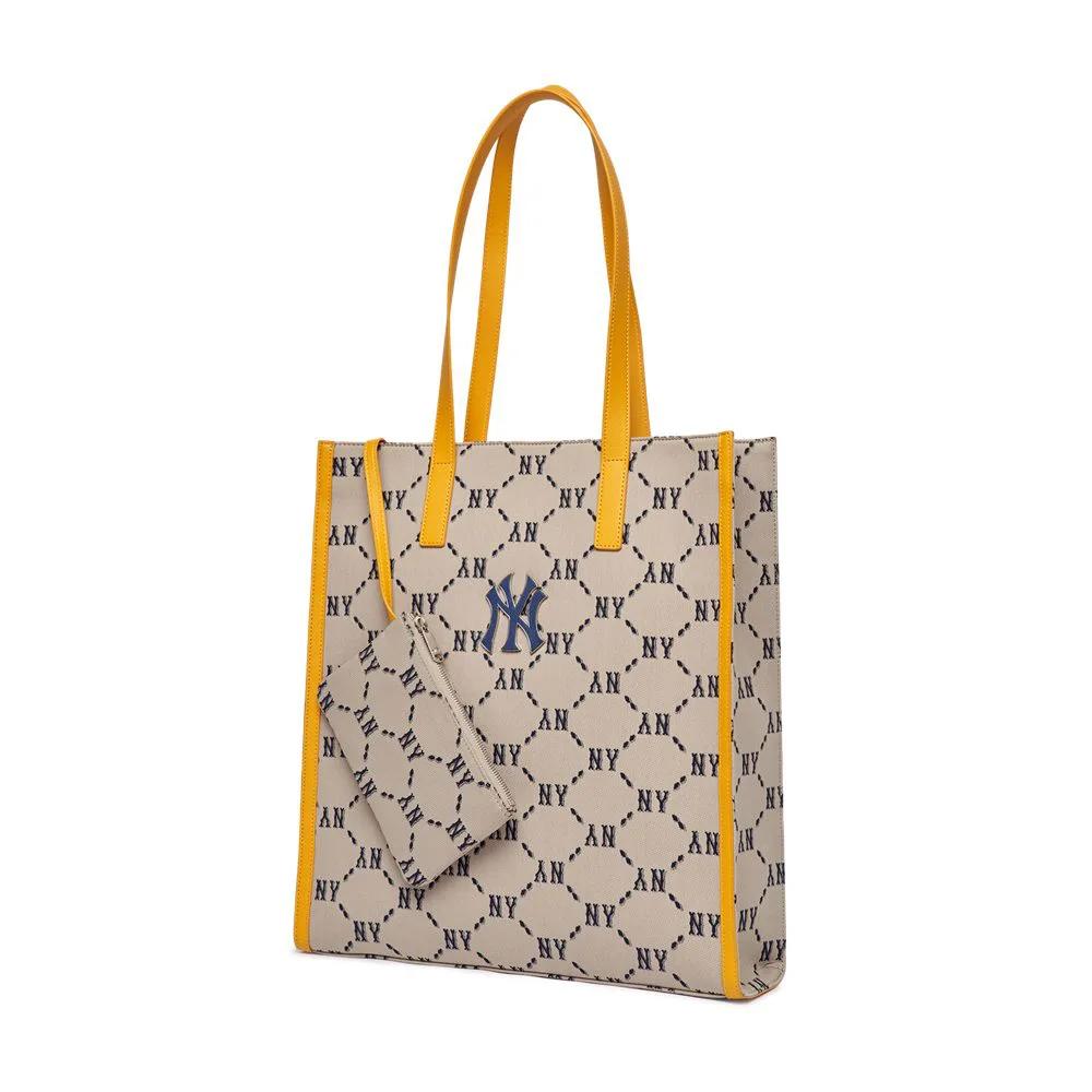 Túi MLB Mono Diamond Jackquard Tote Bag New York Yankees Be