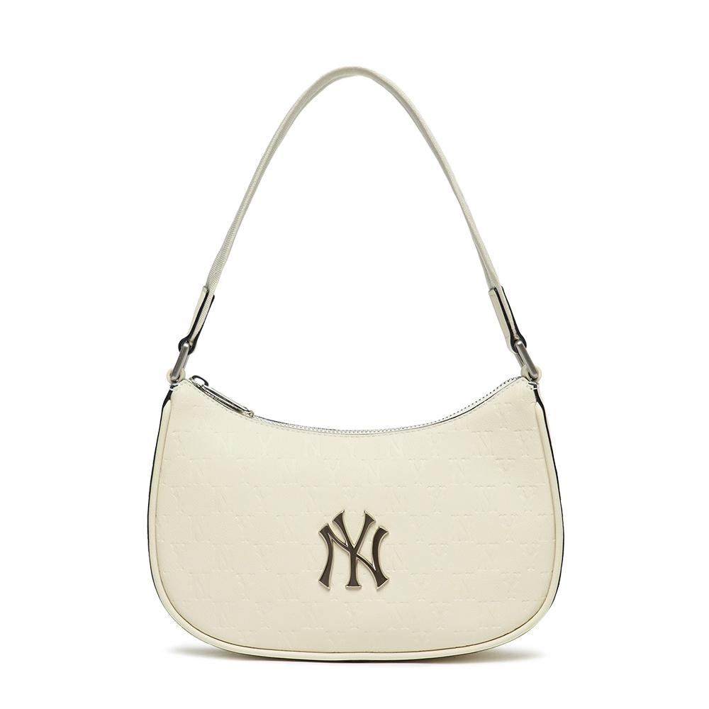 Túi MLB Monogram Embo Hobo Bag New York Yankees Kem