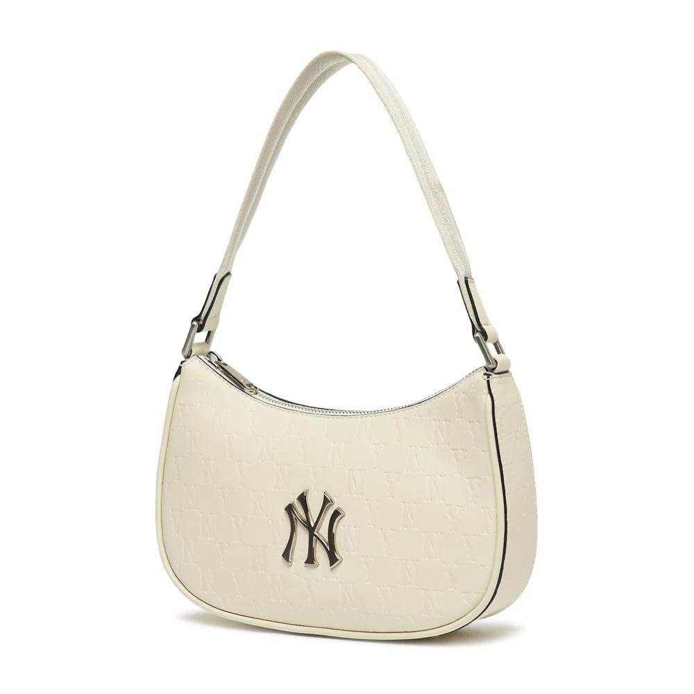 Túi MLB Monogram Embo Hobo Bag New York Yankees Kem