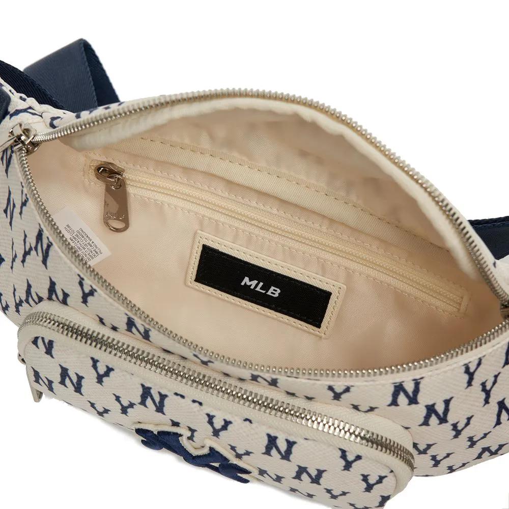 Túi MLB Monogram Hip Sack New York Yankees Kem