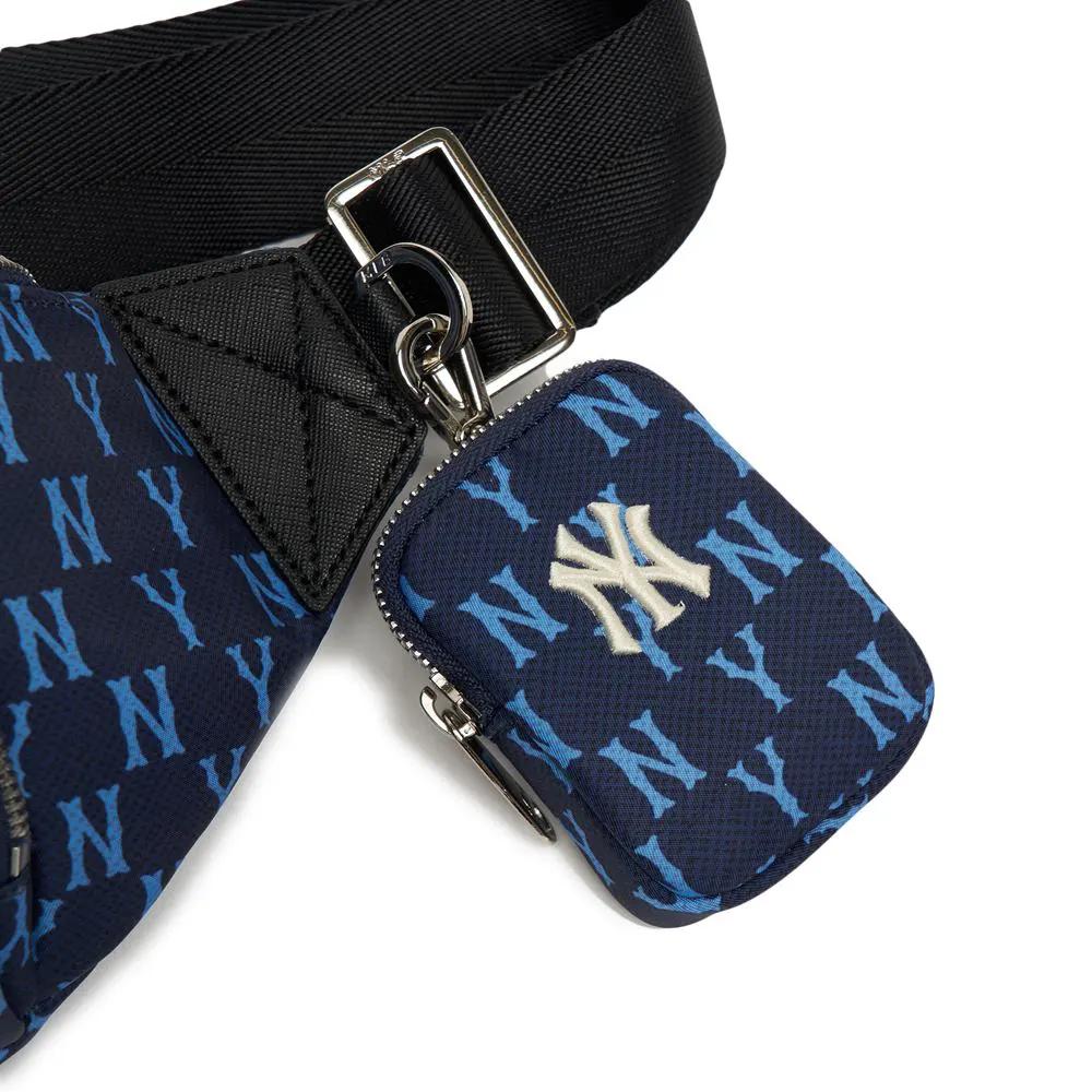 Túi MLB Monogram Hip Sack New York Yankees L.Navy Xanh