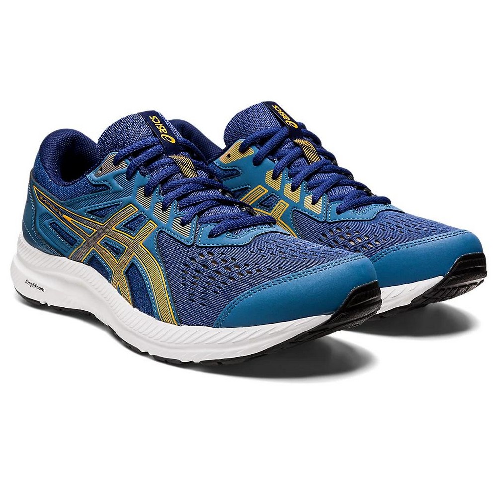 Giày Asics Gel-Contend 8 Nam Xanh Than Cam