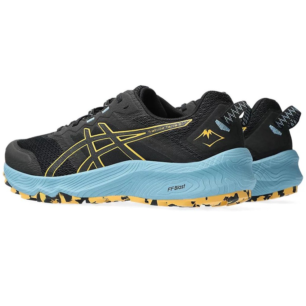 Giày Asics Trabuco Terra 2 Nam Đen Xanh