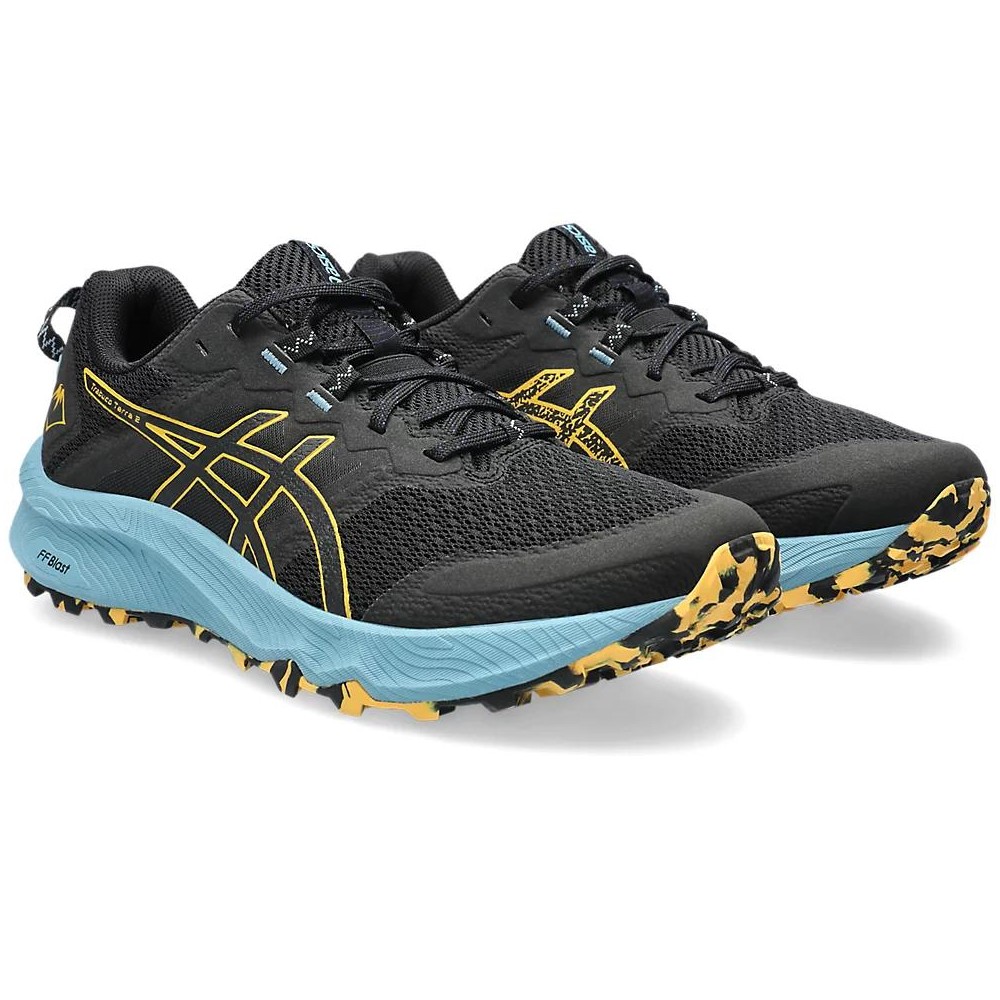 Giày Asics Trabuco Terra 2 Nam Đen Xanh