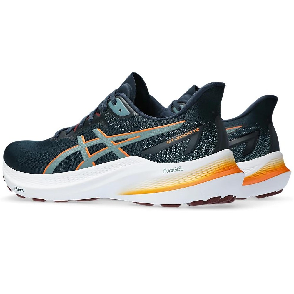 Giày Asics Gt-2000 12 Nam Đen Cam