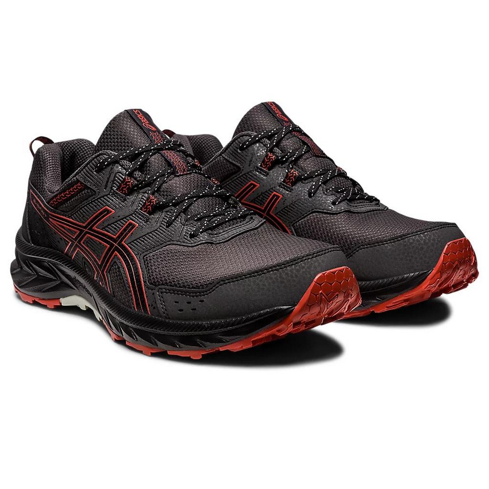 Giày Asics Gel-Venture 9 Extra Wide Nam Đen Đỏ