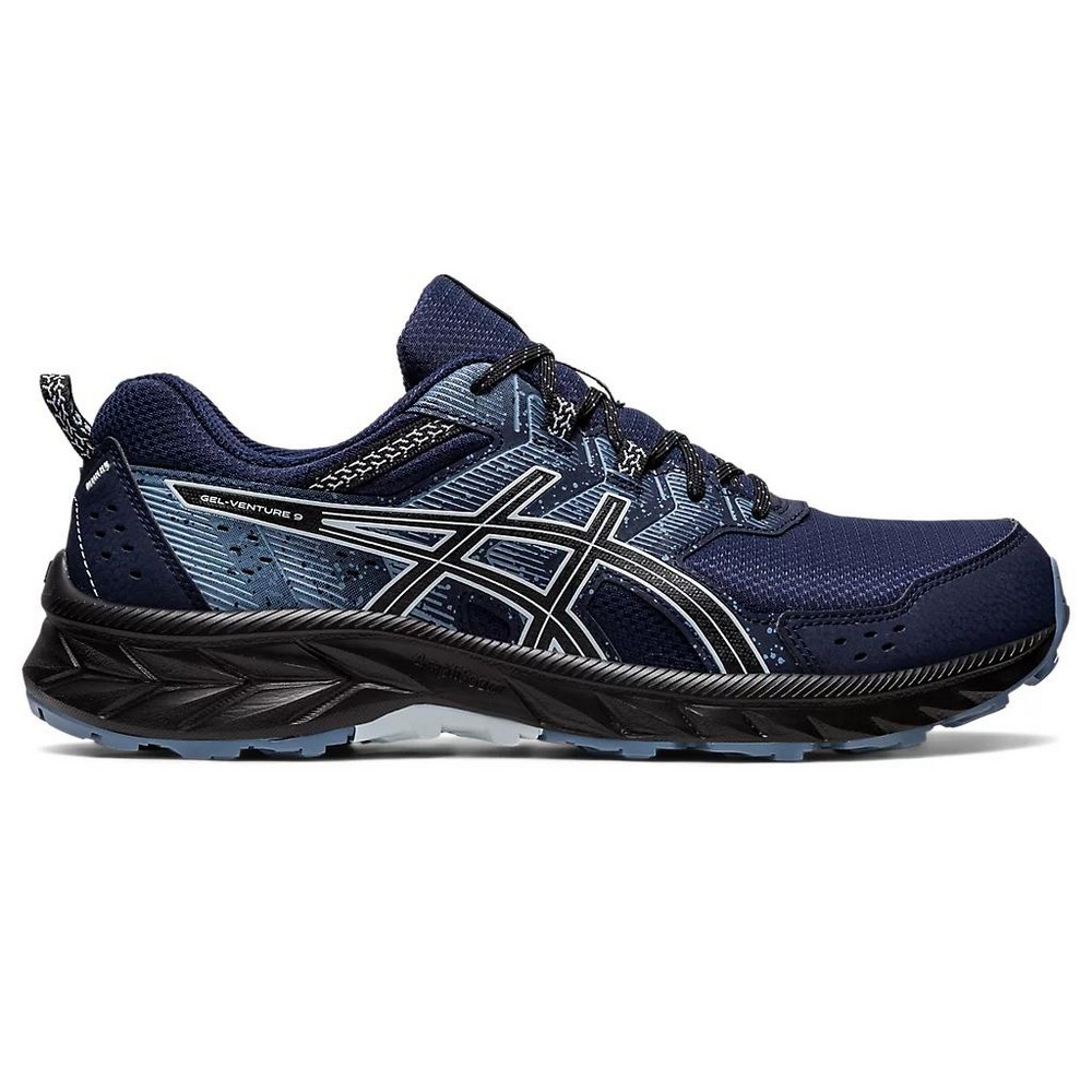 Giày Asics Gel-Venture 9 Extra Wide Nam Xanh Than Đen