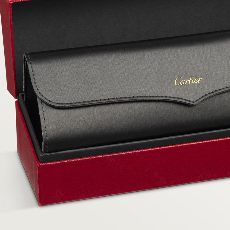 Kính Cartier Signature C de Cartier Nam Nữ Nâu Vàng