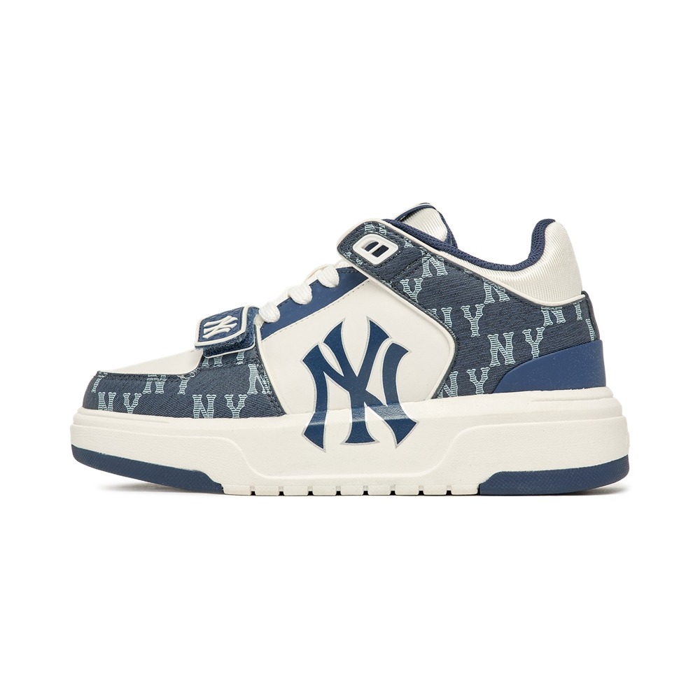 Giày MLB Chunky Liner Mid Denim New York Nam Nữ 