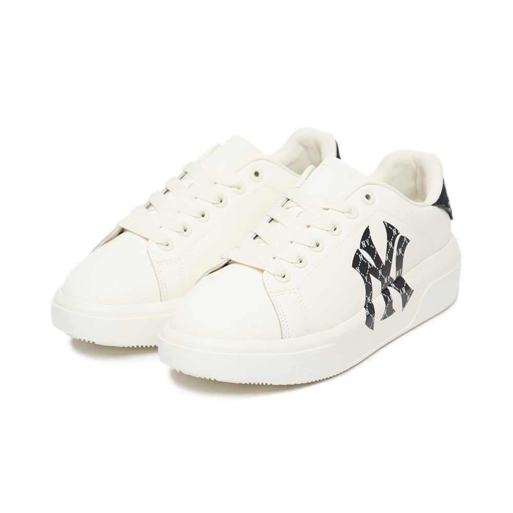 Giày Mlb Chunky Classic Dia Mono Heel New York Nam Nữ Trắng Đen