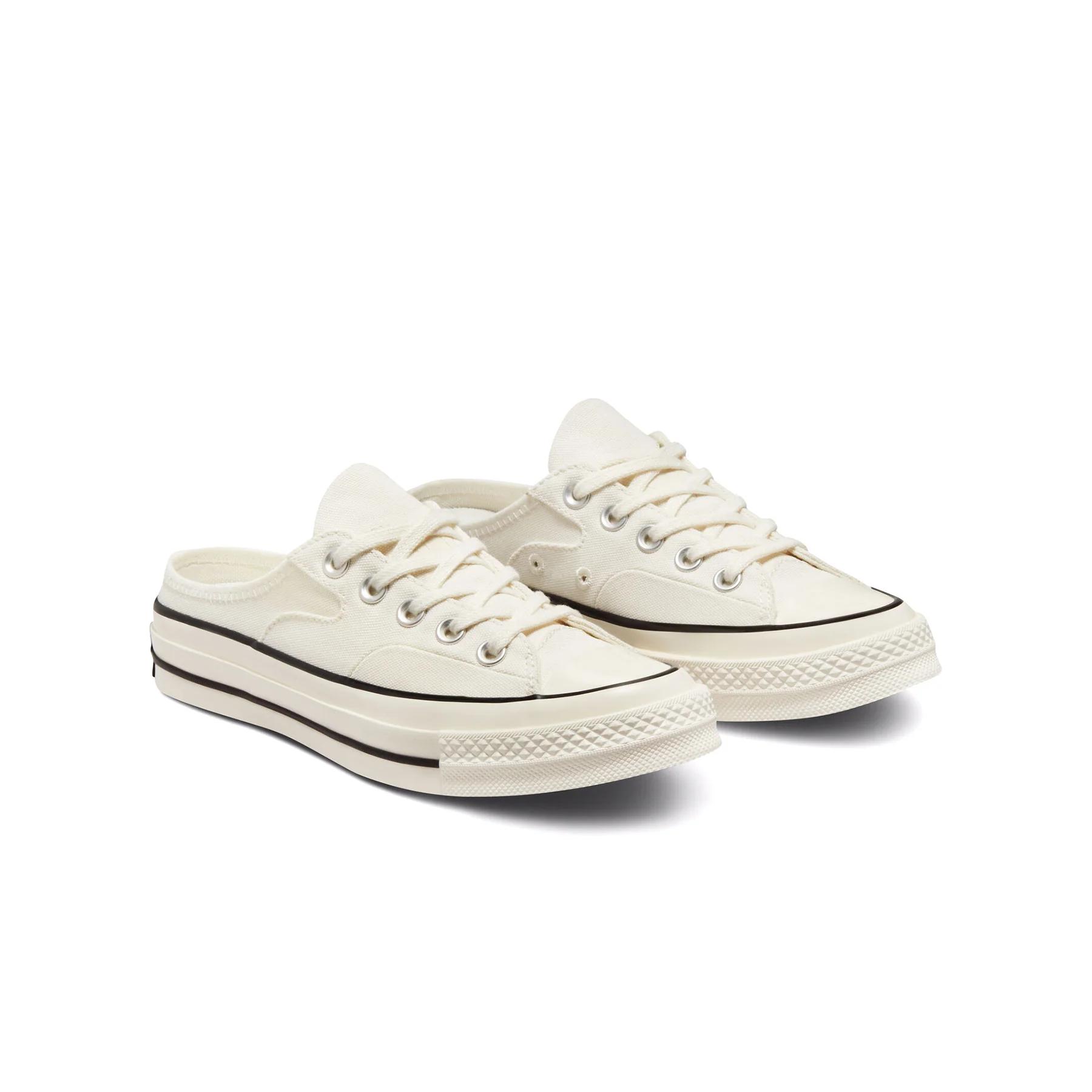 Giày Converse Chuck 70 Mule Recycled Canvas Nam Trắng