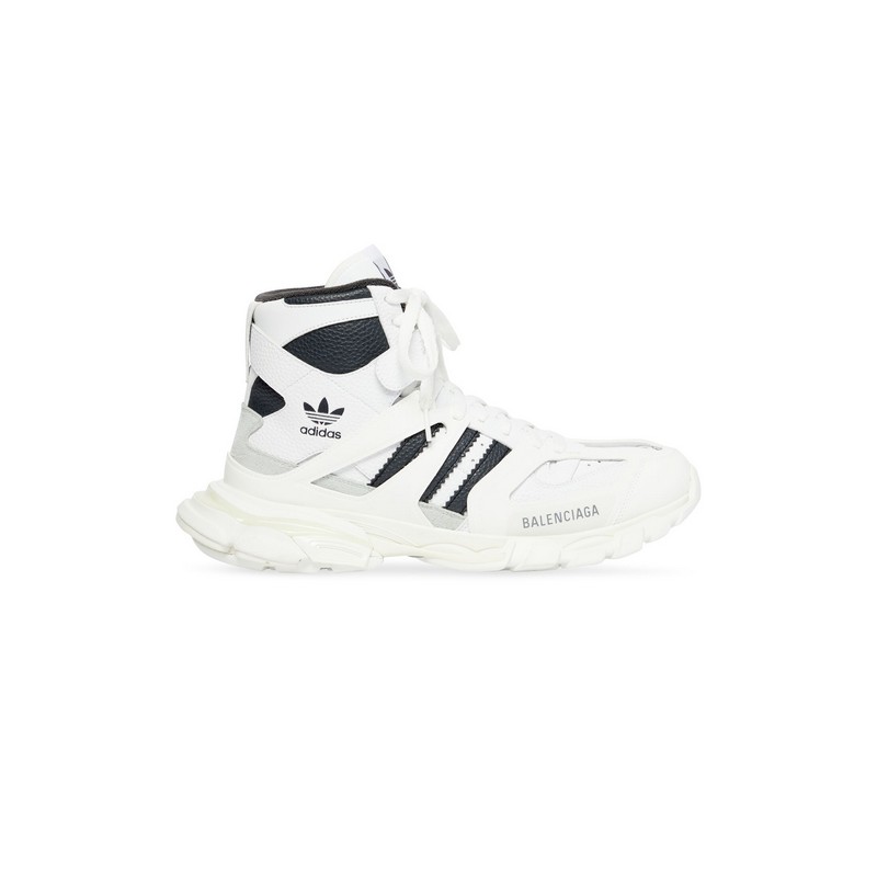 Giày Balenciaga Adidas Track Forum Sneaker Nam Trắng Đen