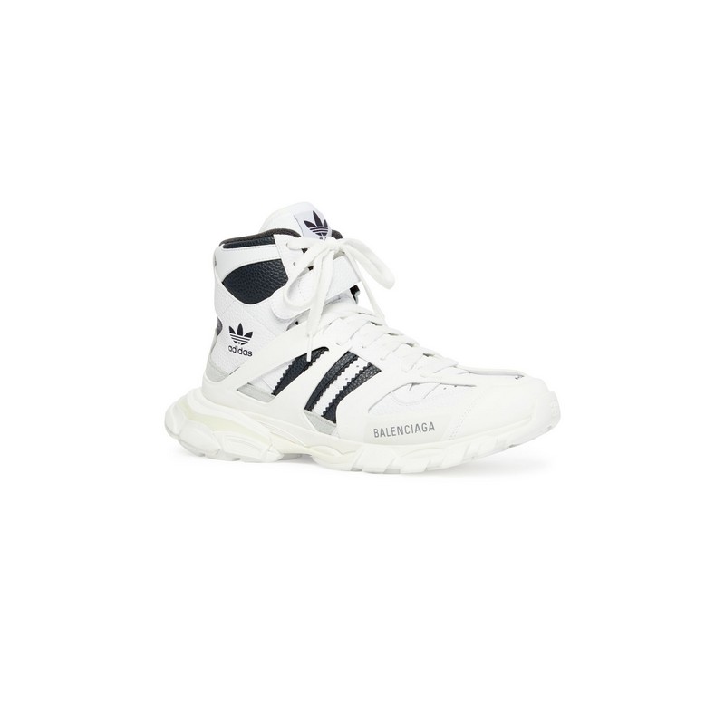 Giày Balenciaga Adidas Track Forum Sneaker Nam Trắng Đen