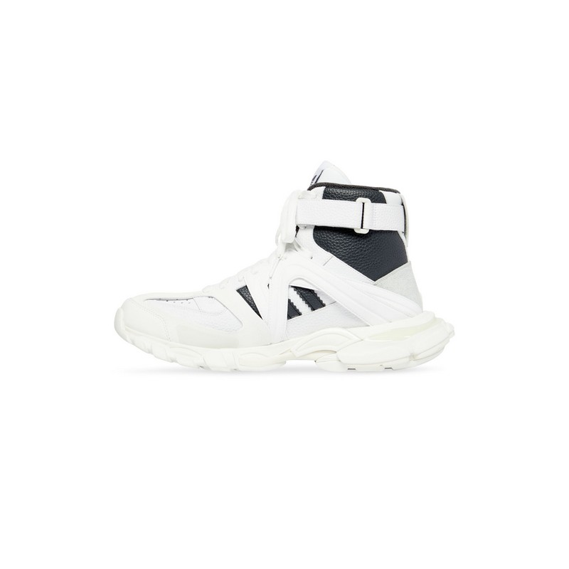 Giày Balenciaga Adidas Track Forum Sneaker Nam Trắng Đen