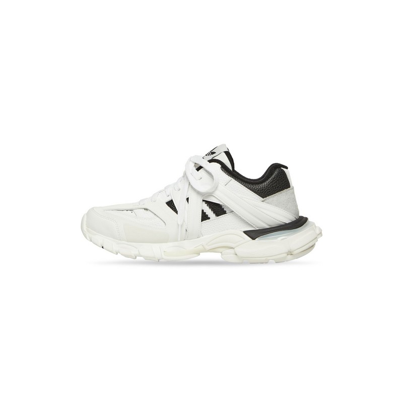 Giày Balenciaga Adidas Track Forum Low Top Sneaker Nam Trắng Đen