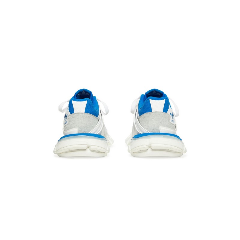 Giày Balenciaga Adidas Track Forum Low Top Sneaker Nam Trắng Xanh