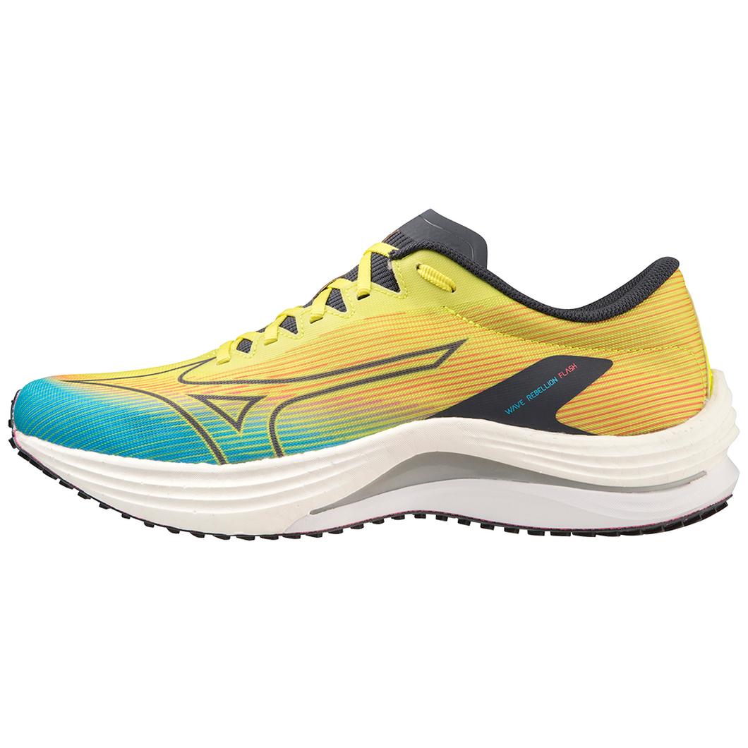 Giày Mizuno Wave Rebellion Flash Running Nam Vàng Xanh