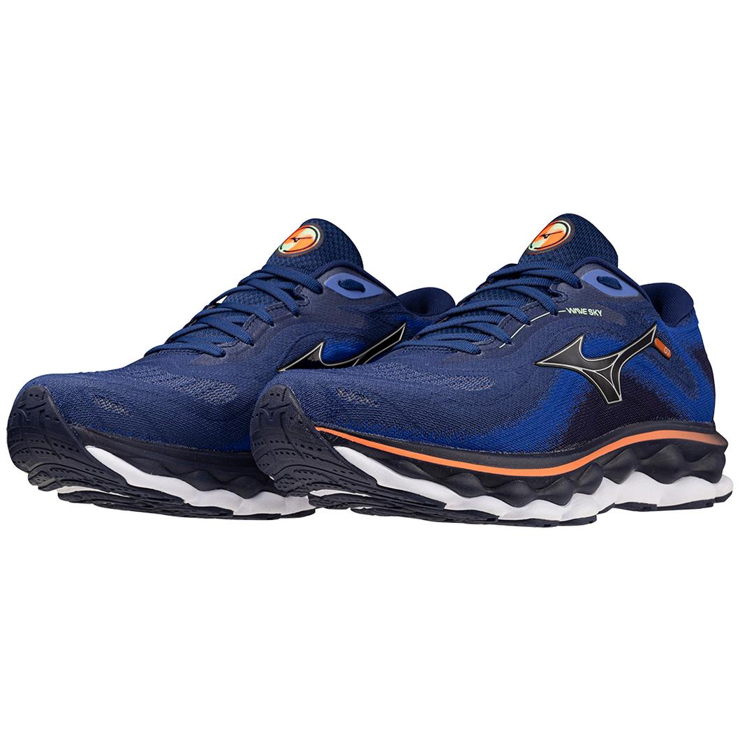 Giày Mizuno Wave Sky 7 Running Nam Xanh Đen