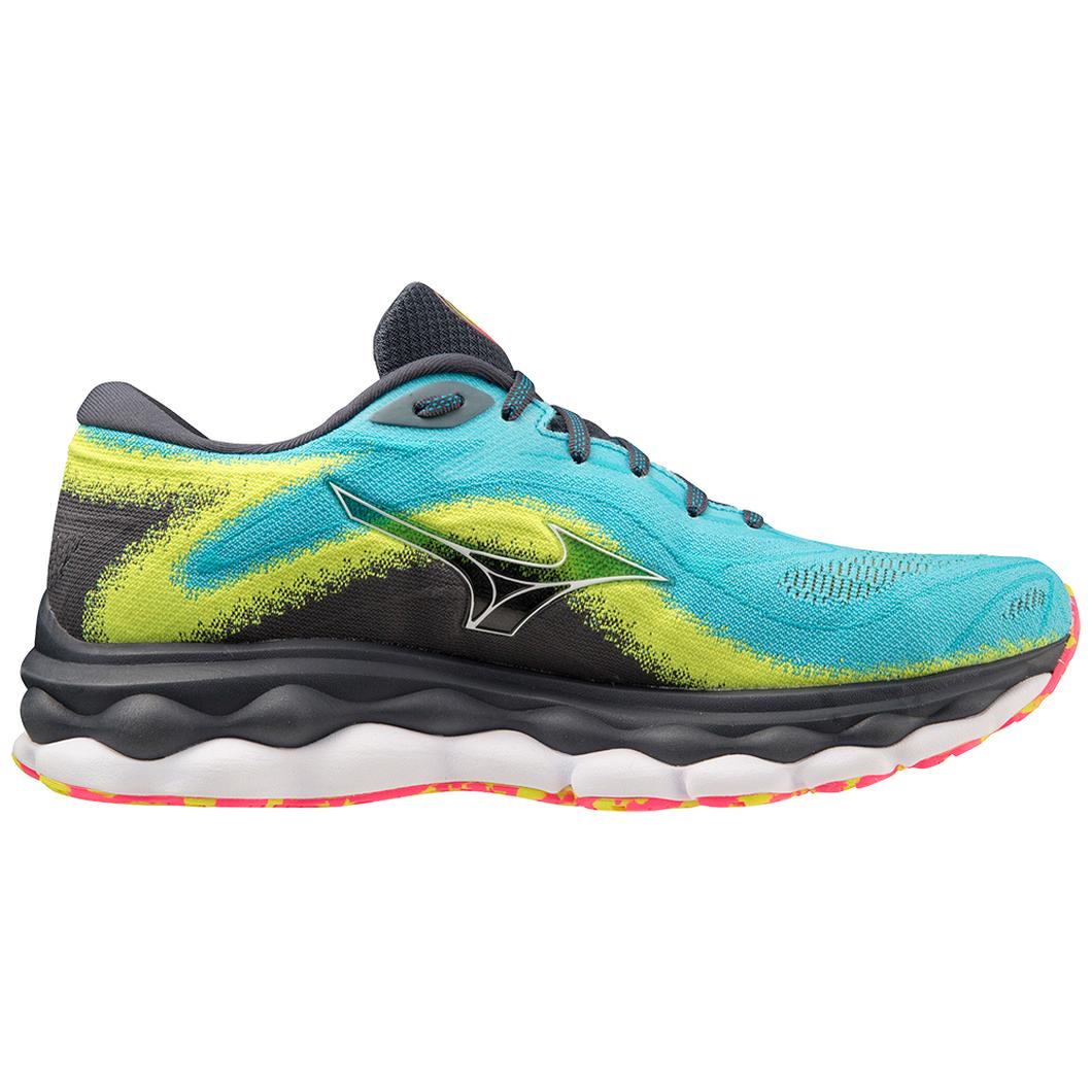 Giày Mizuno Wave Sky 7 Running Nam Xanh Vàng