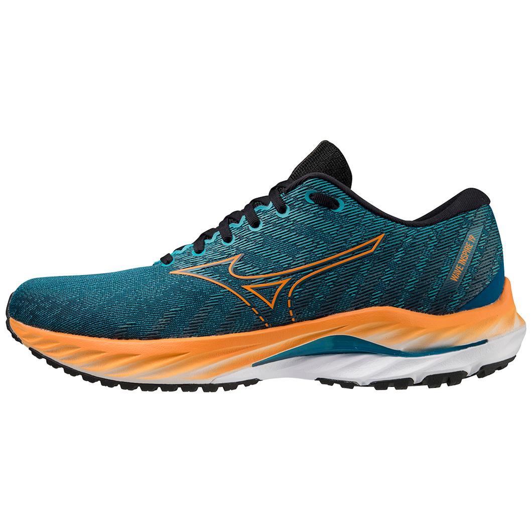 Giày Mizuno Wave Inspire 19 Running Nam Xanh Cam