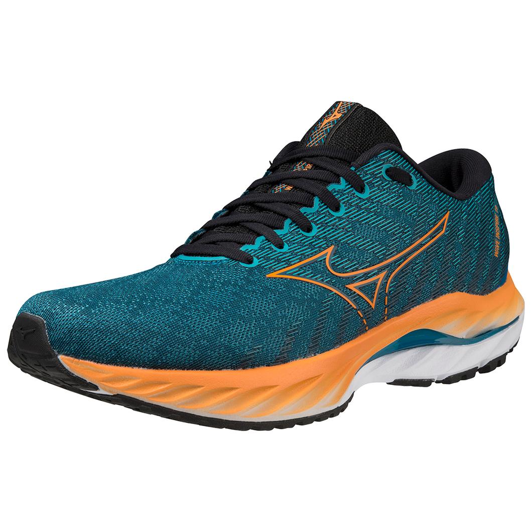 Giày Mizuno Wave Inspire 19 Running Nam Xanh Cam